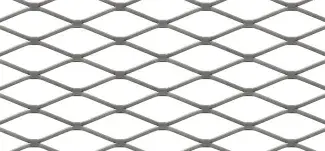 Diamond expanded metal mesh S 4 flattened