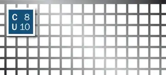 Perforated metal - Square hole C 8 - U 10