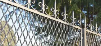 ROBERTA BASE system expanded metal fencing 