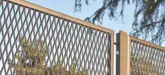 ROMBO BASE system expanded metal fencing 