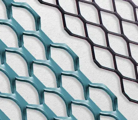 Hexagonal metal meshes