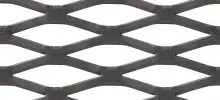 Expanded metal grating mesh SP 2 flattened