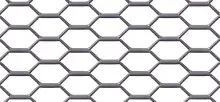 Hexagonal expanded metal mesh E 1,5