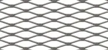 Diamond expanded metal mesh S 17 flattened