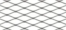 Diamond expanded metal mesh S 220 flattened