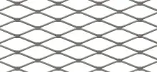 Diamond expanded metal mesh S 27 flattened