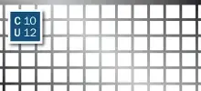 Perforated metal - Square hole C 10 - U 12