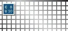 Perforated metal - Square hole C 8 - U 10