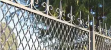 ROBERTA BASE system expanded metal fencing 